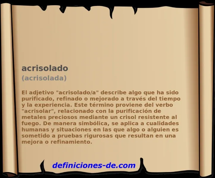 acrisolada-significado