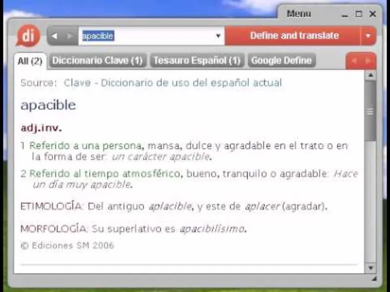 apacible-definicion