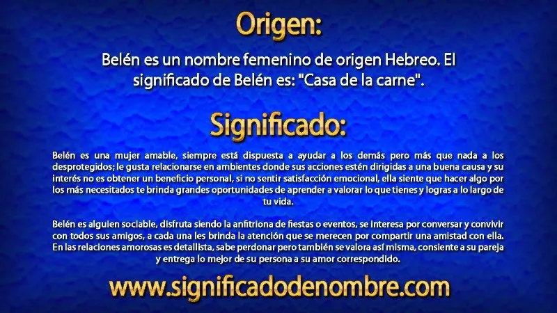 belen-significado
