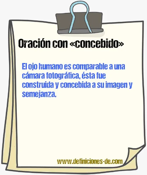 concebido-significado