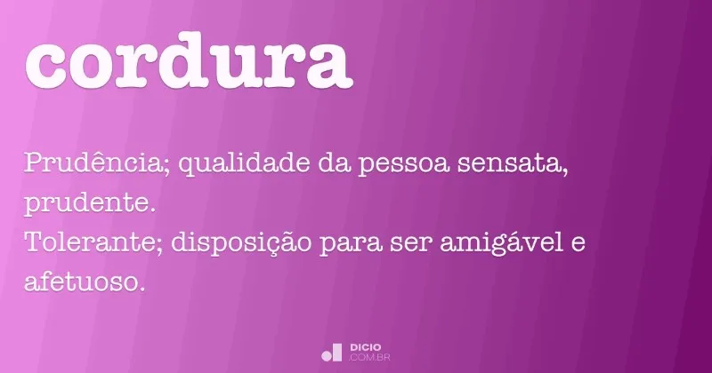 cordura-significado