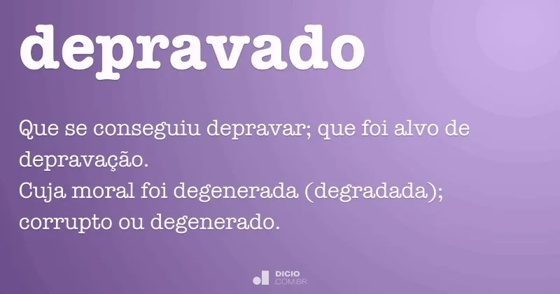 depravada-significado