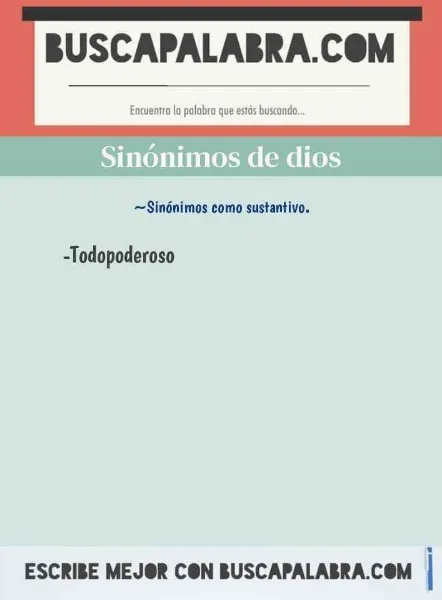 dios-sinonimo