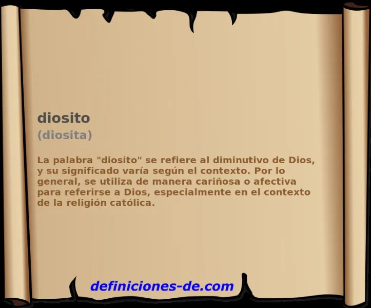 diosito-significado
