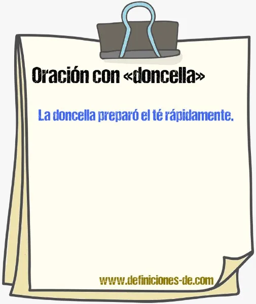 doncella-significado