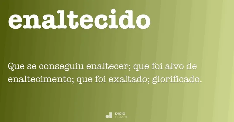 enaltecido-significado