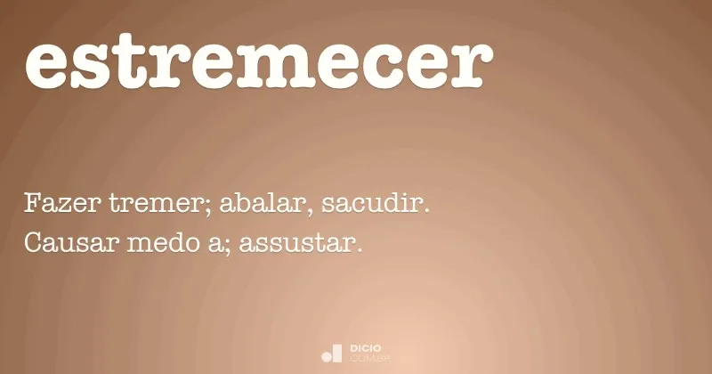 estremecer-significado