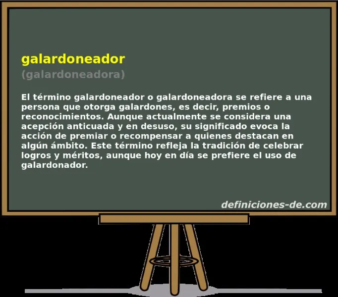 galardonador-significado