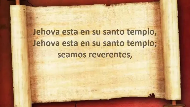 Jehová está en su templo: Un viaje a la espiritualidad