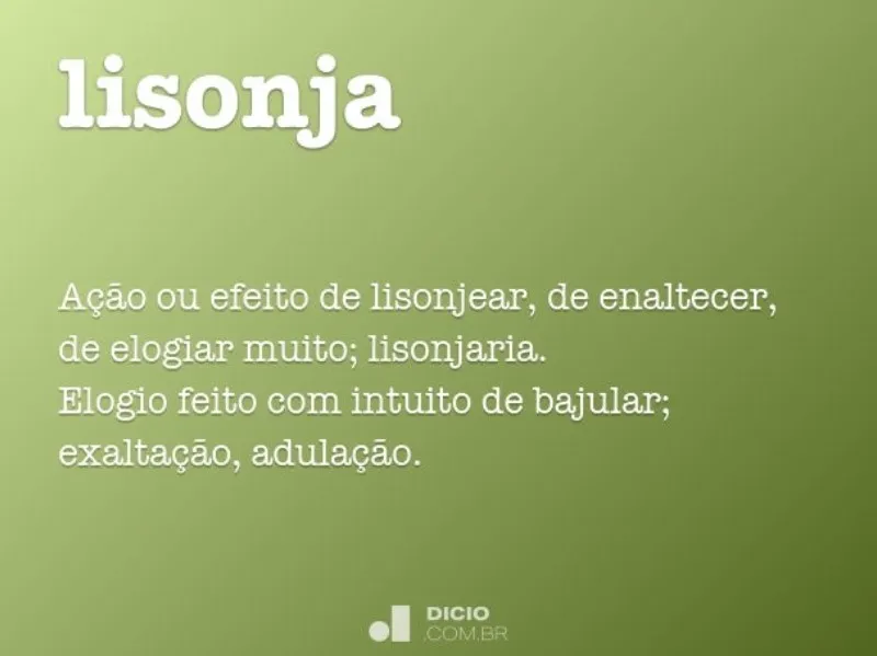 lisonja-significado