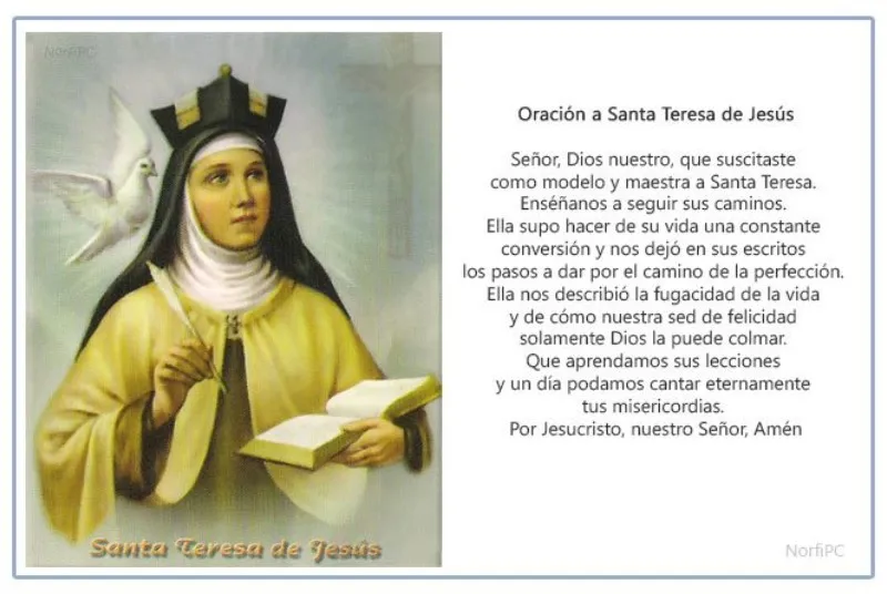 oracion-a-santa-teresa-de-jesus