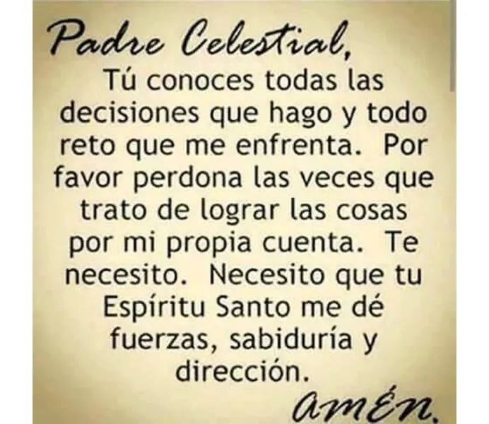 oracion-al-padre-celestial