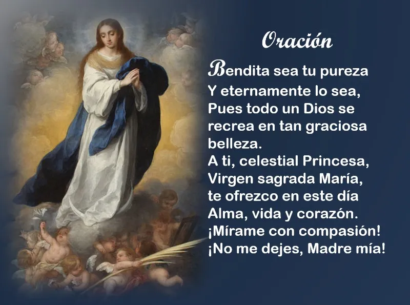 oracion-bendito-sea-tu-pureza