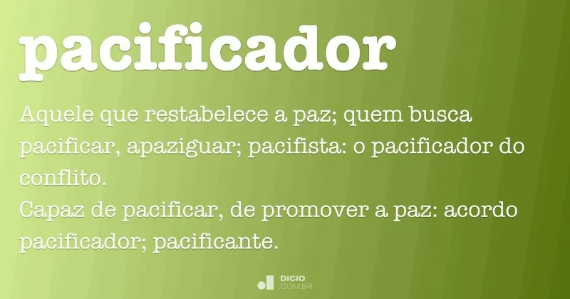 pacificador-significado