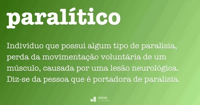 paralitico-significado