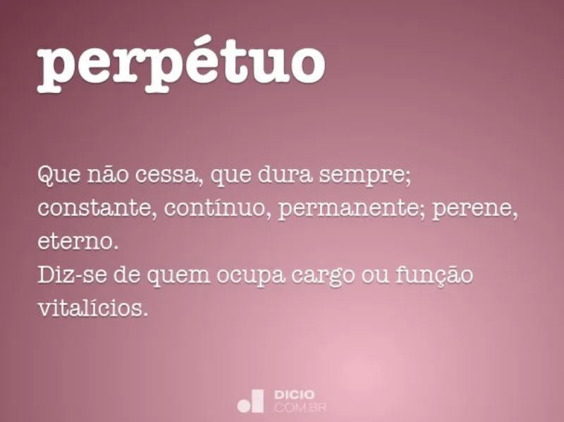 perpetuo-significado