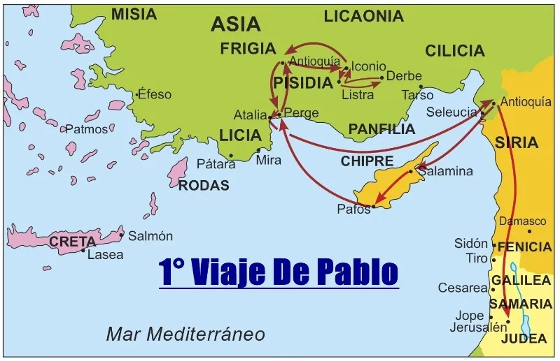 primer-viaje-misionero-de-pablo
