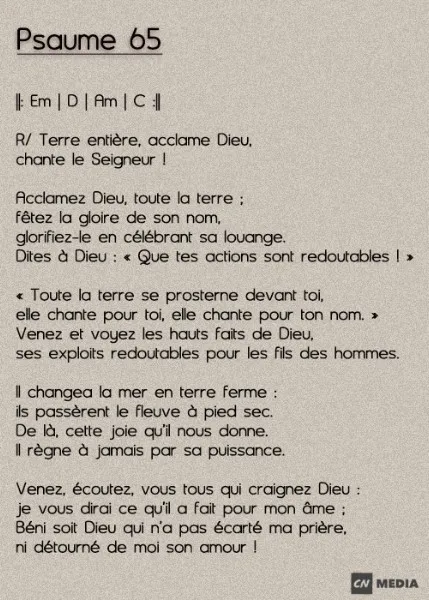 psaume-65
