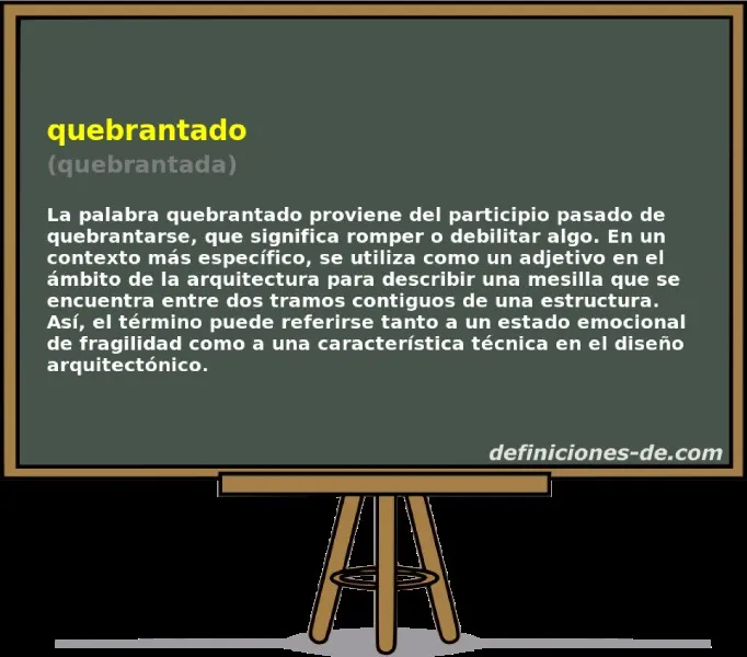 quebrantado-significado