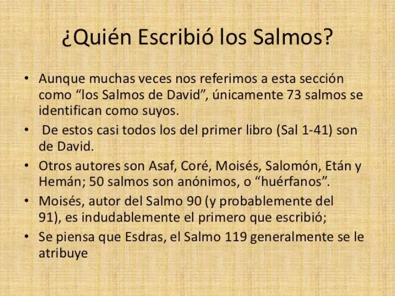 quien-escribio-los-salmos