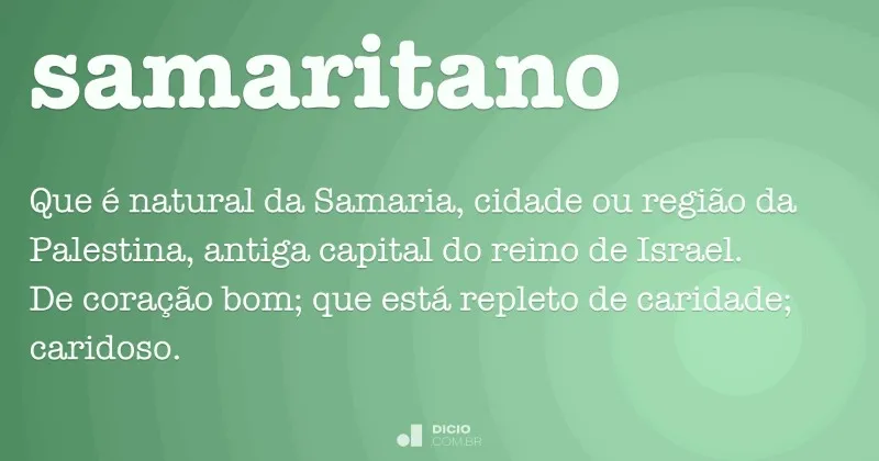 samaritano-significado