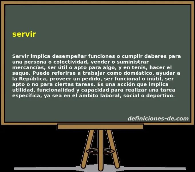servir-significado