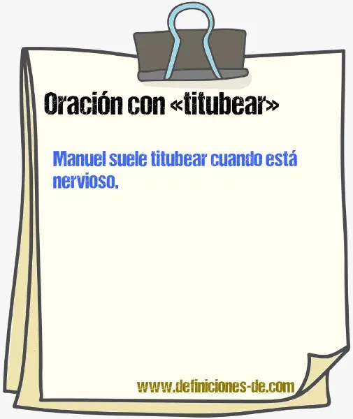 titubear-definicion