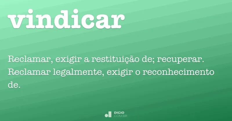 O Que Significa Vindico