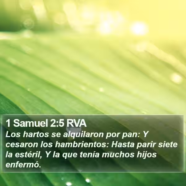 The Plight of Hannah: A Mother's Prayer in 1 Samuel 2:5