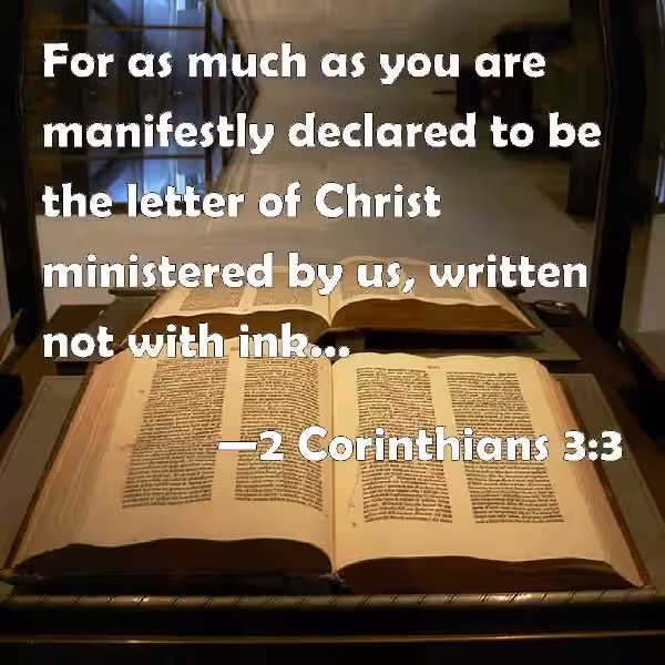 2 Corinthians 3:3: A Letter Written on the Human Heart