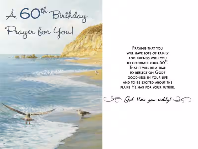 Celebrating 60 Years of God's Blessings: Religious Wishes for a Milestone Birthday