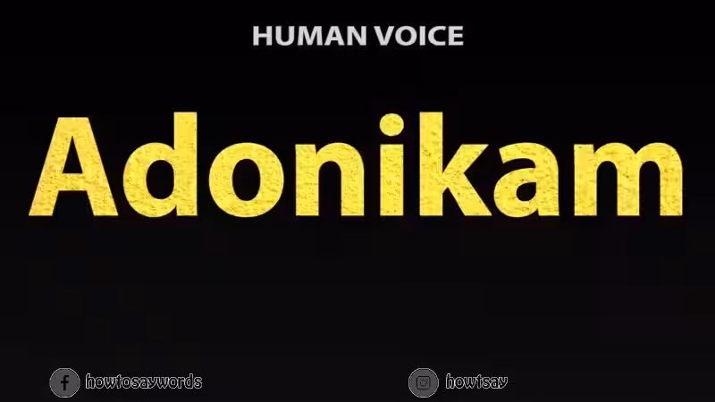 Unveiling the Meaning of Adonikam: A Journey Through Ancient Hebrew