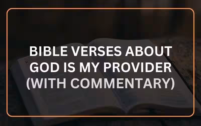 god-is-my-provider-verses