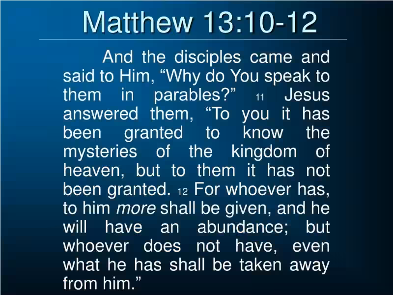 Unveiling the Parable of the Sower: A Deeper Dive into Matthew 13:10-12