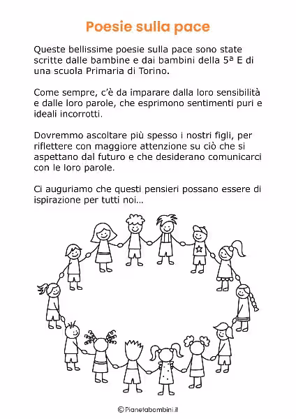 Preghiere semplici scritte da bambini per la pace: un'espressione di speranza e innocenza
