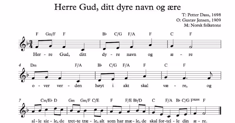 Herre Gud, ditt dyre navn og ære: En Hymne om Guddommelig Uforanderlighet