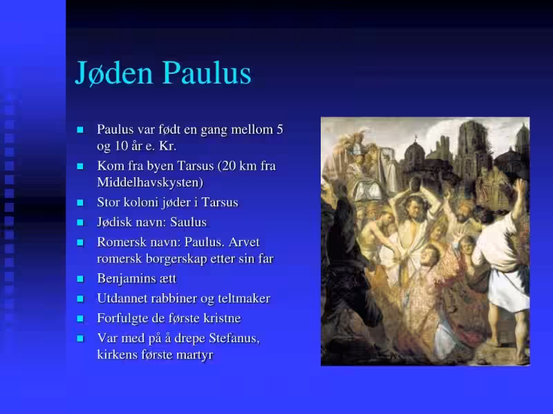 Hvem er Paulus? En reise gjennom tid og tro